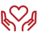 hands and heart icon